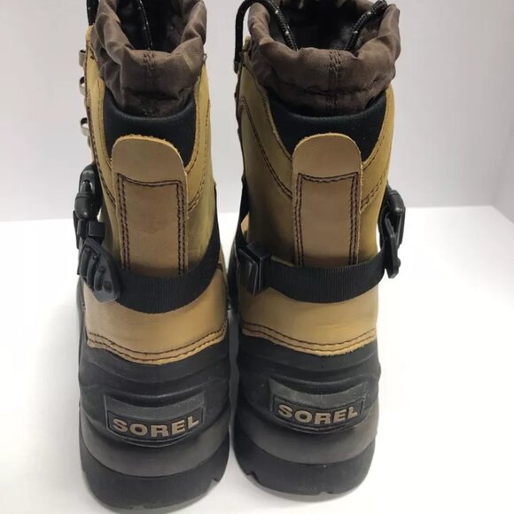 Sorel Men’s Conquest, Brown Waterproof Winter Boots, Size 8M